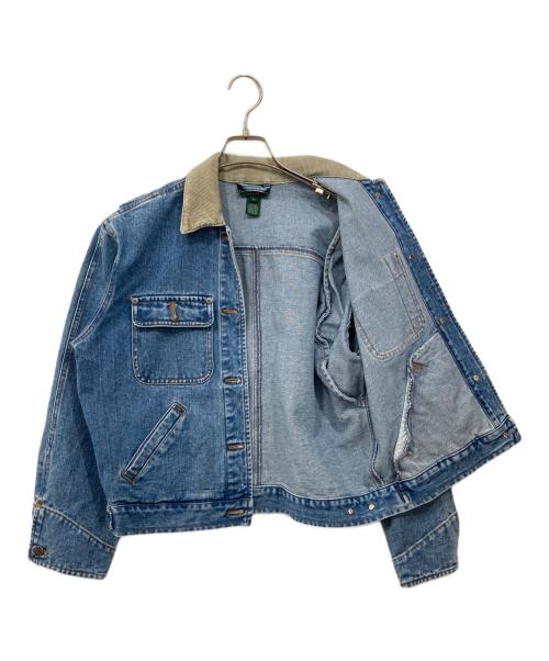 LAUREN RALPH LAUREN（ローレンラルフローレン）LAUREN RALPH LAUREN (ローレンラルフローレン) デニムジャケット インディゴ サイズ:Pの古着・服飾アイテム