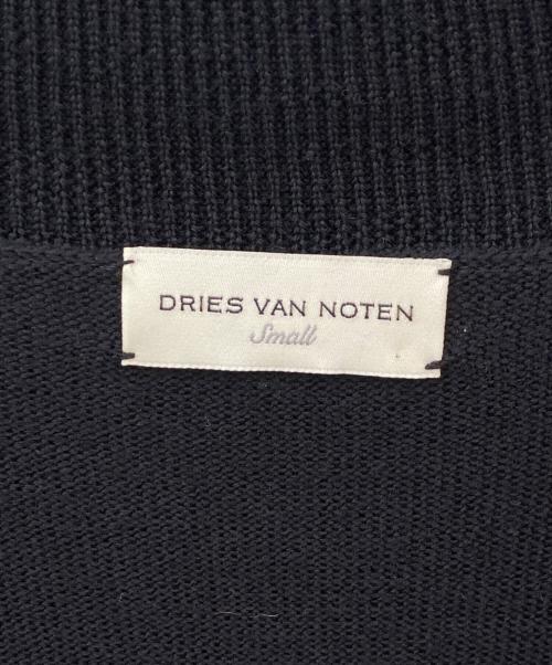 DRIES VAN NOTEN（ドリスヴァンノッテン）DRIES VAN NOTEN (ドリスヴァンノッテン) メリノウールノースリーブワンピース ブラック サイズ:Lの古着・服飾アイテム