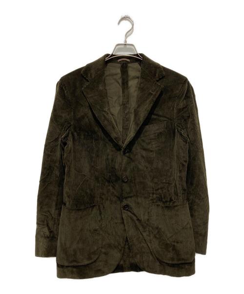 BEAMS F（ビームスエフ）BEAMS F (ビームスエフ) 3Bコーデュロイジャケット ブラウン サイズ:46の古着・服飾アイテム