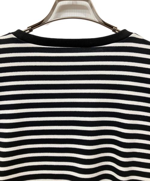 journal standard luxe（ジャーナルスタンダード ラックス）JOURNAL STANDARD LUXE (ジャーナルスタンダード ラックス) ラメボーダー クルーネックBigプルオーバー ブラック サイズ:FREEの古着・服飾アイテム