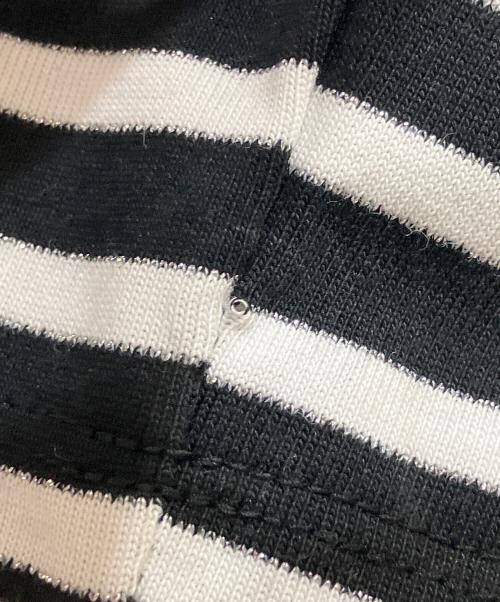 journal standard luxe（ジャーナルスタンダード ラックス）JOURNAL STANDARD LUXE (ジャーナルスタンダード ラックス) ラメボーダー クルーネックBigプルオーバー ブラック サイズ:FREEの古着・服飾アイテム