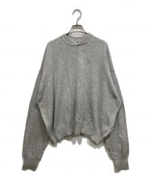 journal standard luxe（ジャーナルスタンダード ラックス）の古着「COTTONテンジククルーネックニット」｜ライトグレー