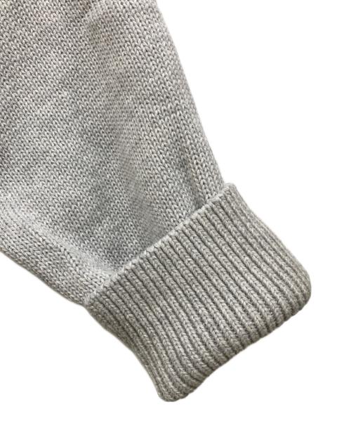 journal standard luxe（ジャーナルスタンダード ラックス）journal standard luxe (ジャーナルスタンダード ラックス) COTTONテンジククルーネックニット ライトグレー サイズ:Freeの古着・服飾アイテム