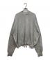 journal standard luxe（ジャーナルスタンダード ラックス）の古着「COTTONテンジククルーネックニット」｜ライトグレー