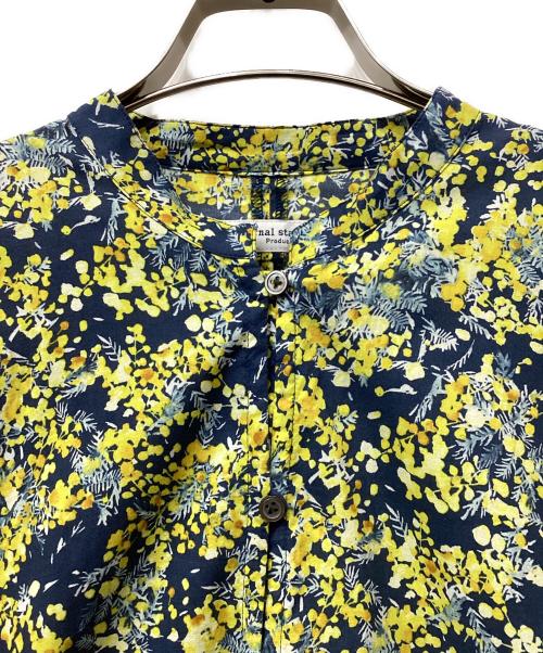 journal standard luxe（ジャーナルスタンダード ラックス）journal standard luxe (ジャーナルスタンダード ラックス) ローンフラワー ampleプルワンピース ネイビー×イエロー サイズ:Freeの古着・服飾アイテム
