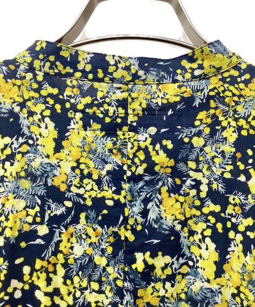 journal standard luxe（ジャーナルスタンダード ラックス）journal standard luxe (ジャーナルスタンダード ラックス) ローンフラワー ampleプルワンピース ネイビー×イエロー サイズ:Freeの古着・服飾アイテム