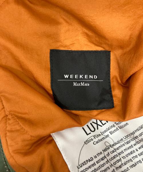 WEEKEND Max Mara（ウィークエンド マックスマーラ）WEEKEND Max Mara (ウィークエンド マックスマーラ) LUXEPADフーデッドコート グリーン サイズ:42の古着・服飾アイテム