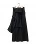 BELLE（ベル）の古着「リボンジャンパースカート」｜ブラック