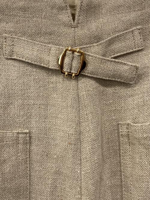 BEIGE（ベイジ）BEIGE (ベイジ) リネンシンチバックワイドパンツ ベージュ サイズ:6 未使用品の古着・服飾アイテム