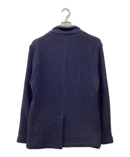 BEAMS HEART（ビームスハート）BEAMS HEART (ビームスハート) ハニカム ニットジャケット ネイビー サイズ:46の古着・服飾アイテム