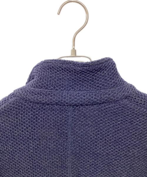 BEAMS HEART（ビームスハート）BEAMS HEART (ビームスハート) ハニカム ニットジャケット ネイビー サイズ:46の古着・服飾アイテム