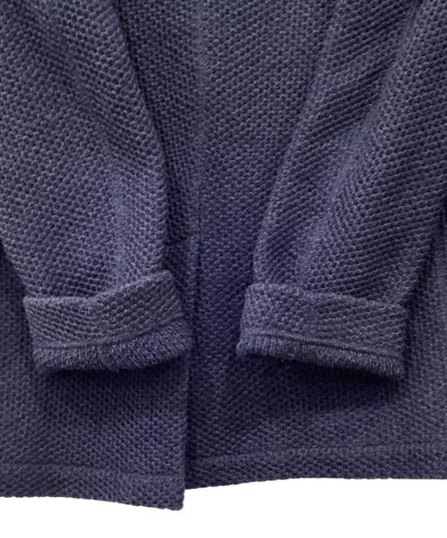 BEAMS HEART（ビームスハート）BEAMS HEART (ビームスハート) ハニカム ニットジャケット ネイビー サイズ:46の古着・服飾アイテム