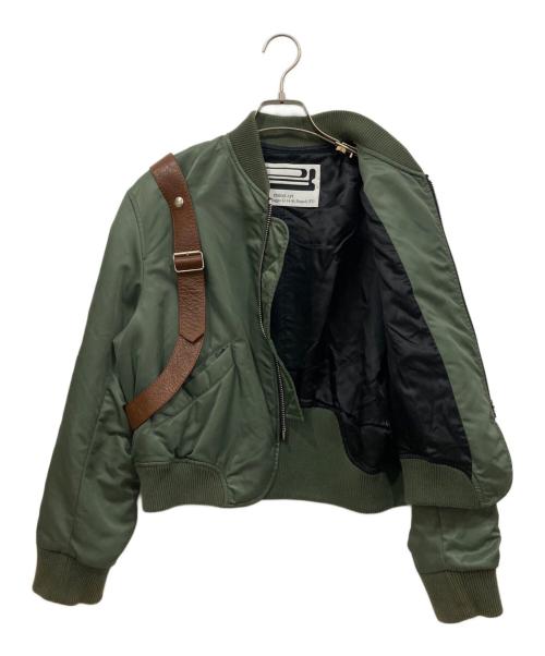Pihakapi（ピパカピ）Pihakapi (ピパカピ) MILITARY BOMBER NYLON WITH HOLSTER BELT オリーブ サイズ:Mの古着・服飾アイテム