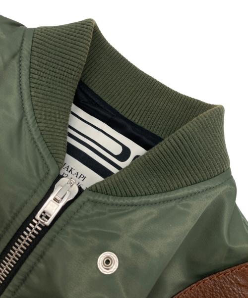 Pihakapi（ピパカピ）Pihakapi (ピパカピ) MILITARY BOMBER NYLON WITH HOLSTER BELT オリーブ サイズ:Mの古着・服飾アイテム