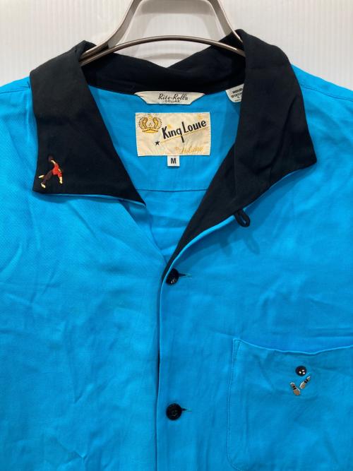 KING LOUIE（キングルイ）KING LOUIE (キングルイ) 60's STYLE ボウリングシャツ ブルー サイズ:Mの古着・服飾アイテム