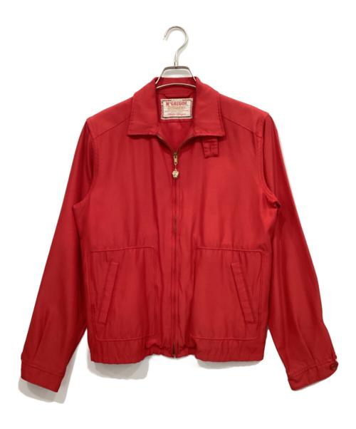 McGREGOR（マクレガー）McGREGOR (マクレガー) ドリズラージャケット レッド サイズ:40の古着・服飾アイテム