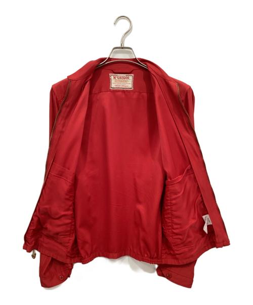 McGREGOR（マクレガー）McGREGOR (マクレガー) ドリズラージャケット レッド サイズ:40の古着・服飾アイテム