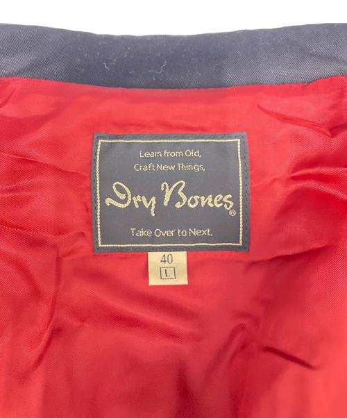Dry Bones（ドライボーンズ）Dry Bones (ドライボーンズ) ギャバジンジャケット ブラック サイズ:Ｌの古着・服飾アイテム