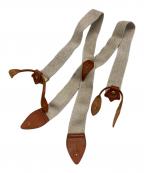 NIGEL CABOURNナイジェルケーボン）の古着「サスペンダー」｜ベージュ×ブラウン