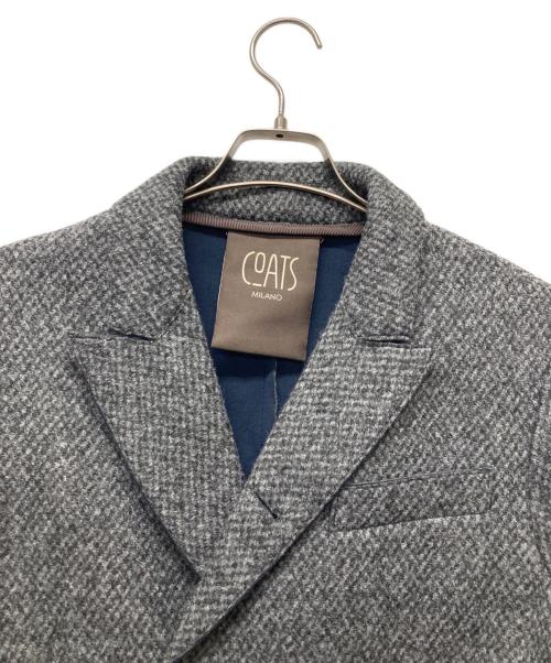 MOORER（ムーレー）MOORER (ムーレー) ダブルチェスターコート グレー サイズ:48の古着・服飾アイテム