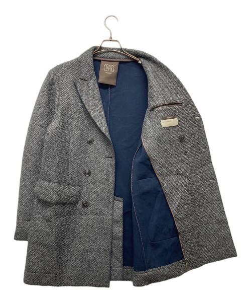 MOORER（ムーレー）MOORER (ムーレー) ダブルチェスターコート グレー サイズ:48の古着・服飾アイテム