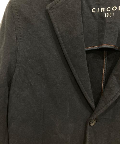 CIRCOLO 1901（チルコロ1901）CIRCOLO 1901 (チルコロ1901) コットンジャージジャケット ネイビー サイズ:46の古着・服飾アイテム