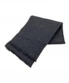 JOHNSTONS OF ELGINジョンストンズオブエルガン）の古着「ウールマフラー」｜グレー