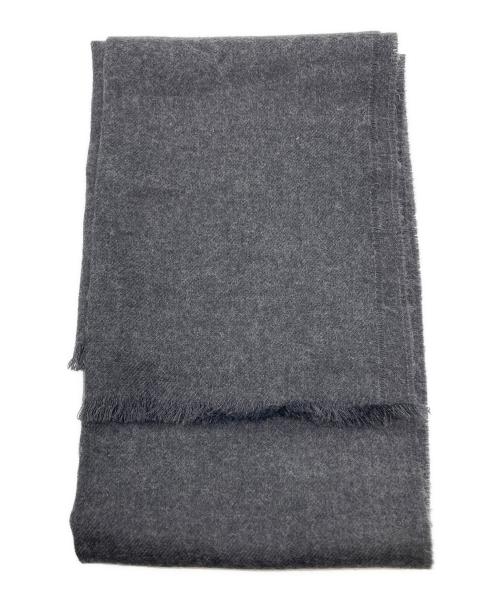 JOHNSTONS OF ELGIN（ジョンストンズオブエルガン）JOHNSTONS OF ELGIN (ジョンストンズオブエルガン) ウールマフラー グレーの古着・服飾アイテム