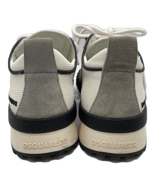 DSQUARED2（ディースクエアード）DSQUARED2 (ディースクエアード) スニーカー グレー×ピンク サイズ:36の古着・服飾アイテム