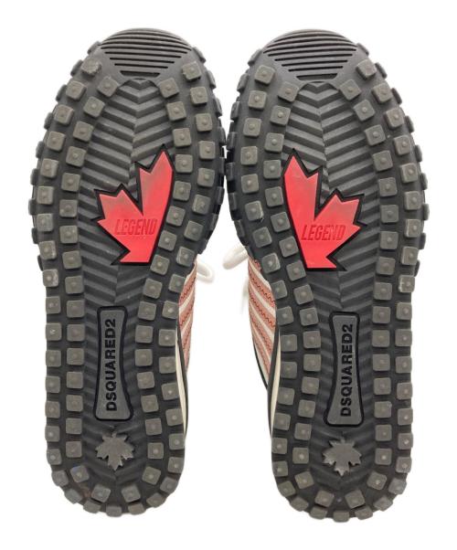 DSQUARED2（ディースクエアード）DSQUARED2 (ディースクエアード) スニーカー グレー×ピンク サイズ:36の古着・服飾アイテム