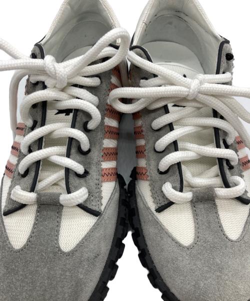 DSQUARED2（ディースクエアード）DSQUARED2 (ディースクエアード) スニーカー グレー×ピンク サイズ:36の古着・服飾アイテム