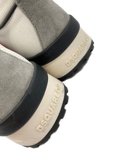 DSQUARED2（ディースクエアード）DSQUARED2 (ディースクエアード) スニーカー グレー×ピンク サイズ:36の古着・服飾アイテム