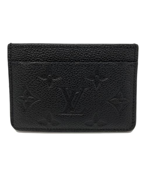 LOUIS VUITTON（ルイ ヴィトン）LOUIS VUITTON (ルイ ヴィトン) モノグラム・アンプラント ポルト カルト・サーンプル カードケース ブラックの古着・服飾アイテム