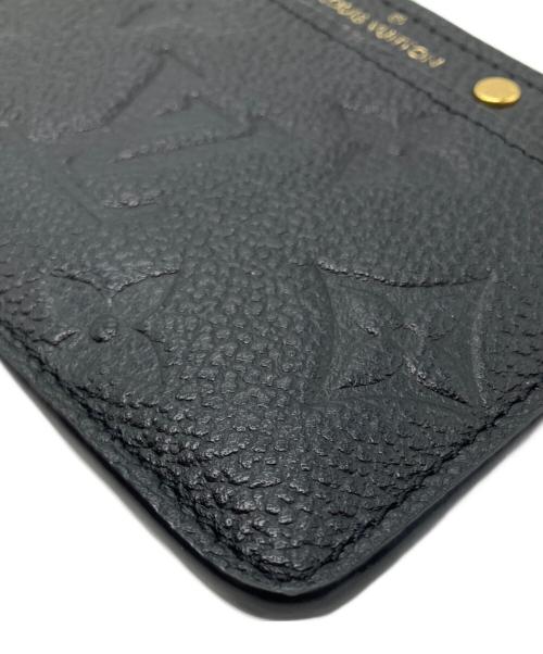 LOUIS VUITTON（ルイ ヴィトン）LOUIS VUITTON (ルイ ヴィトン) モノグラム・アンプラント ポルト カルト・サーンプル カードケース ブラックの古着・服飾アイテム