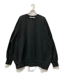 FRAMeWORK（フレームワーク）の古着「カラークルーネックスウェット」｜ブラック