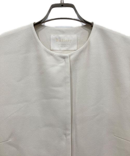 BALLSEY（ボールジィ）BALLSEY (ボールジィ) ドライアムンゼン クルーネックロングジレ ホワイト サイズ:36の古着・服飾アイテム