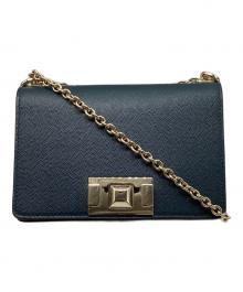 FURLA（フルラ）の古着「チェーンショルダーバッグ」｜グリーン