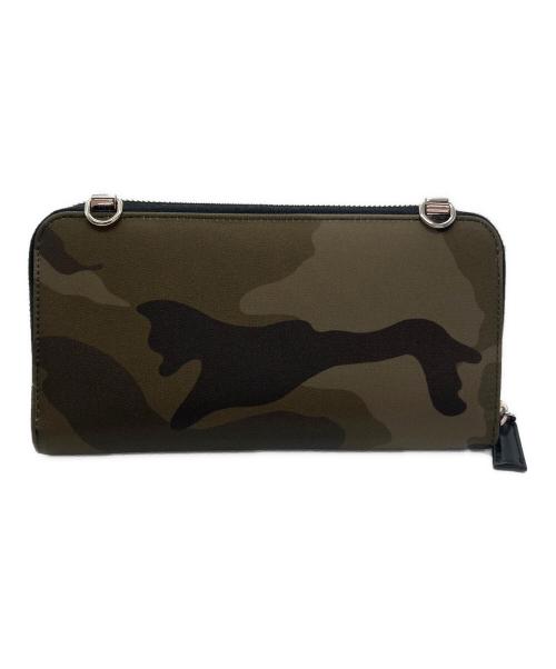 PRADA（プラダ）PRADA (プラダ) shoulder wallet camo グリーンの古着・服飾アイテム