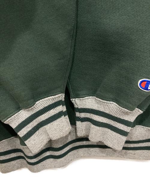 Champion REVERSE WEAVE（チャンピオン リバース ウィーブ）Champion REVERSE WEAVE (チャンピオン リバース ウィーブ) ロゴスウェット グリーン サイズ:LARGEの古着・服飾アイテム
