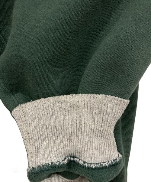 Champion REVERSE WEAVE（チャンピオン リバース ウィーブ）Champion REVERSE WEAVE (チャンピオン リバース ウィーブ) ロゴスウェット グリーン サイズ:LARGEの古着・服飾アイテム