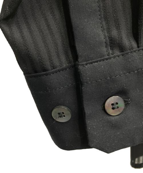 UNITED TOKYO（ユナイテッドトーキョー）UNITED TOKYO (ユナイテッドトーキョー) シアーストライプシャツ ブラック サイズ:SIZE1の古着・服飾アイテム