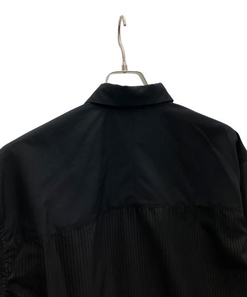 UNITED TOKYO（ユナイテッドトーキョー）UNITED TOKYO (ユナイテッドトーキョー) シアーストライプシャツ ブラック サイズ:SIZE1の古着・服飾アイテム