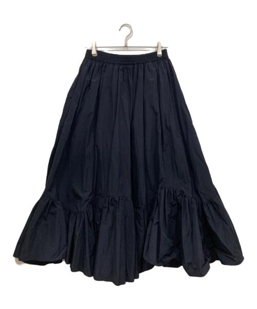 emmi atelier（エミアトリエ）emmi atelier (エミアトリエ) ボリュームヘムスカート ネイビー サイズ:1 未使用品の古着・服飾アイテム