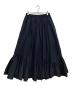 emmi atelier（エミアトリエ）の古着「ボリュームヘムスカート」｜ネイビー