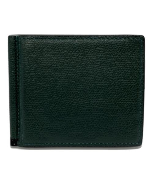 Valextra（ヴァレクストラ）Valextra (ヴァレクストラ) マネークリップ グリーンの古着・服飾アイテム