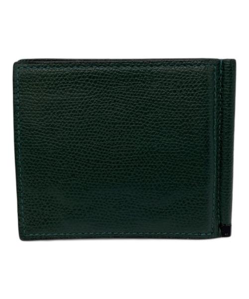 Valextra（ヴァレクストラ）Valextra (ヴァレクストラ) マネークリップ グリーンの古着・服飾アイテム