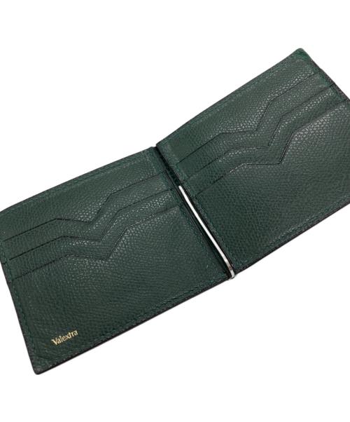 Valextra（ヴァレクストラ）Valextra (ヴァレクストラ) マネークリップ グリーンの古着・服飾アイテム
