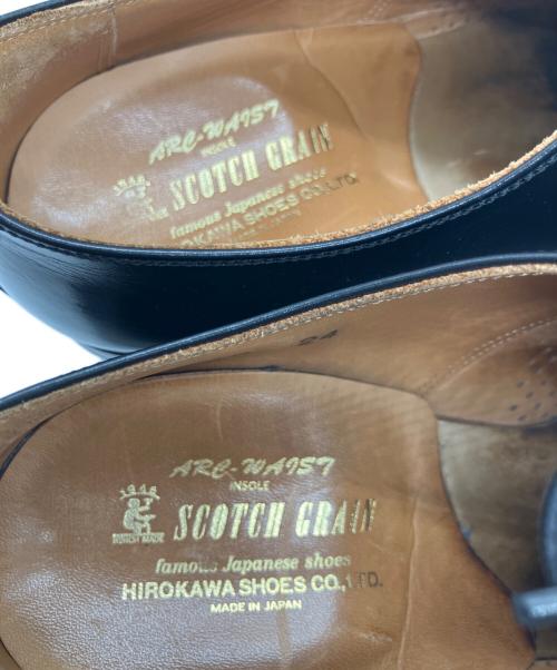 SCOTCH GRAIN（スコッチグレイン）SCOTCH GRAIN (スコッチグレイン) Uチップレースアップシューズ ブラック サイズ:SIZE24の古着・服飾アイテム