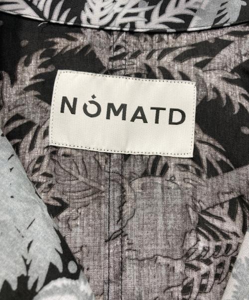 NOMA t.d.（ノーマティーディー）NOMA t.d. (ノーマティーディー) パームツリー柄シャツドレス ブラック サイズ:Fの古着・服飾アイテム