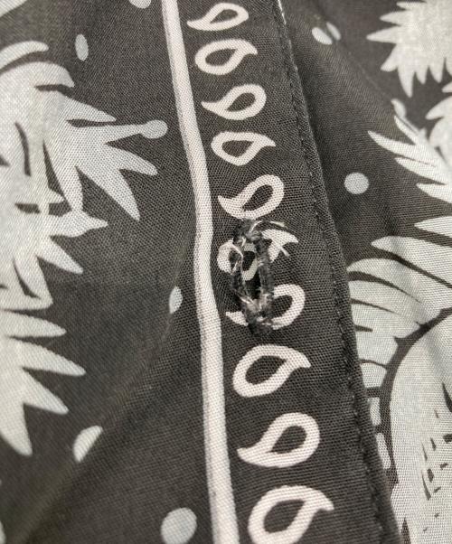 NOMA t.d.（ノーマティーディー）NOMA t.d. (ノーマティーディー) パームツリー柄シャツドレス ブラック サイズ:Fの古着・服飾アイテム